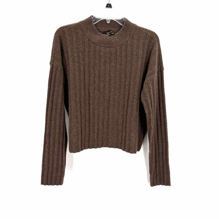 Size M QUINCE Bronze Knit Sweater