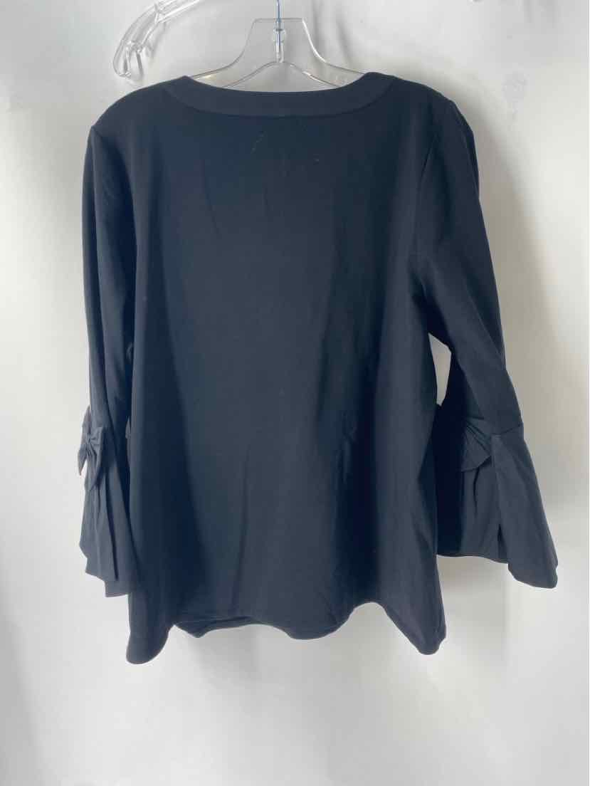 Size L Chico's Black Shirt