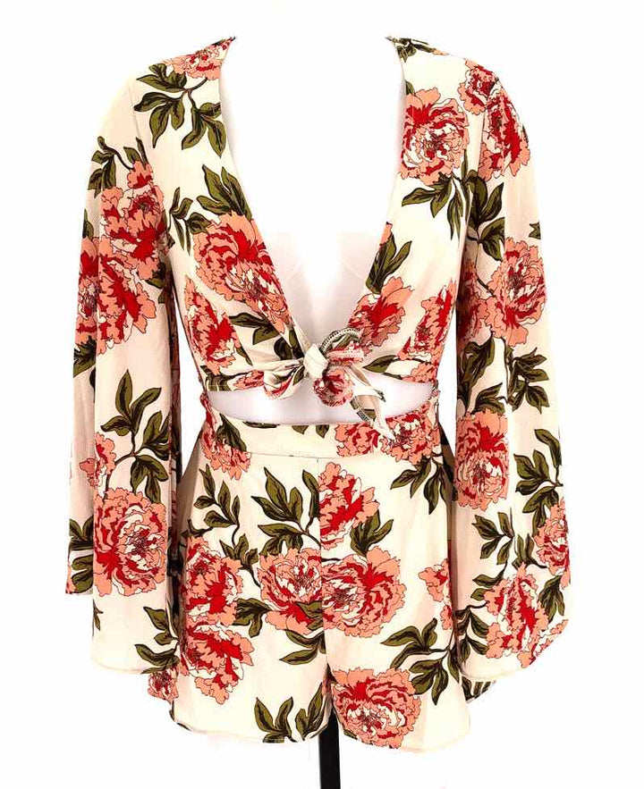 Size XS MUMU Multi-Color Romper