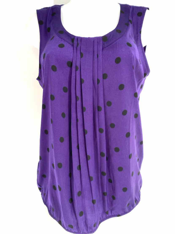 Size M Ann Taylor Purple Shirt