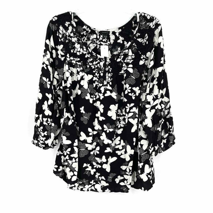 Size L Talbots Black Shirt