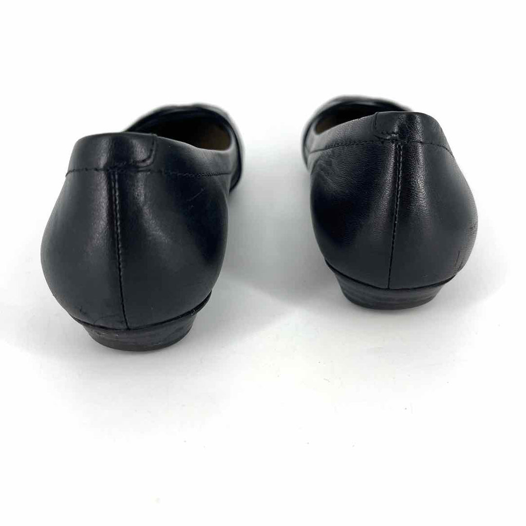 Shoe Size 8 Naturalizer Black Leather Flats