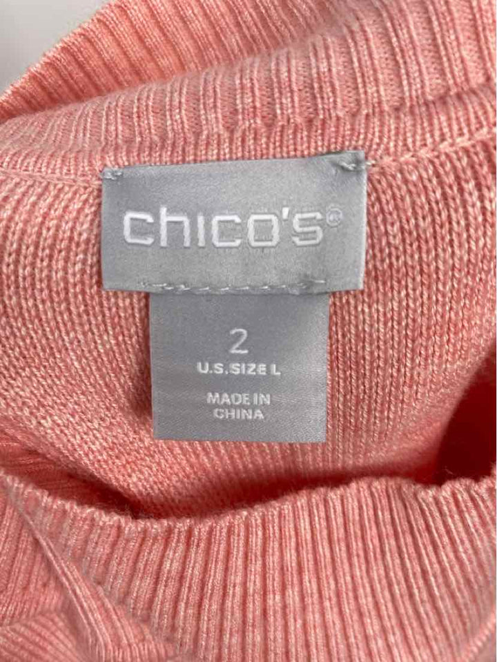 Size L Chico's Pink Sweater