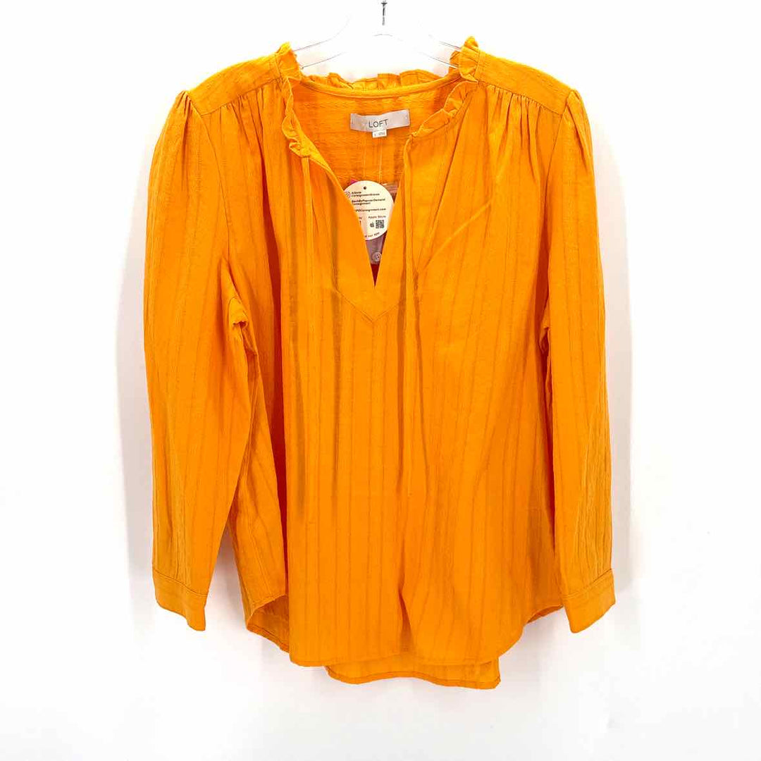 Size L LOFT Yellow Shirt