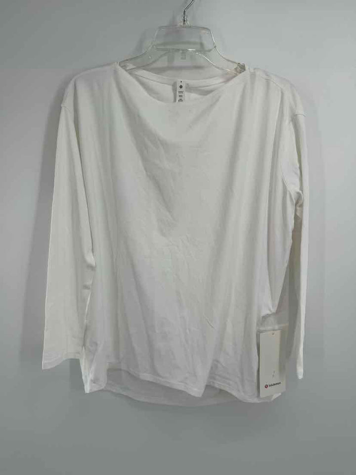 Size 8 Lululemon White Shirt