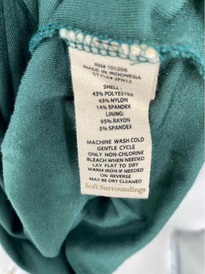 Size M SOFT SURROUNDINGS Green Shirt