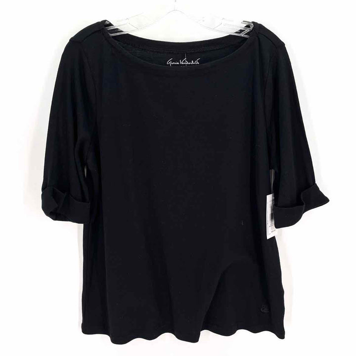 Size XL GLORIA VANDERBUILT Black Shirt