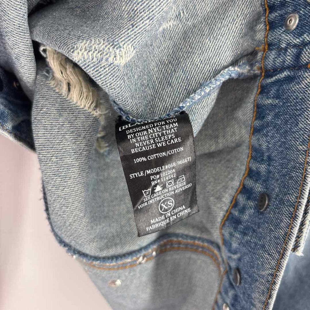 Size XS BLANK NYC Denim Jacket