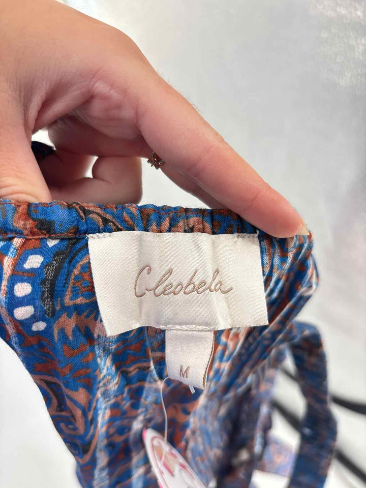 Size M CLEOBELLA Blue Print Shirt