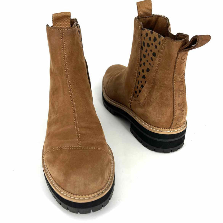 Shoe Size 6 Toms Camel Suede Boots