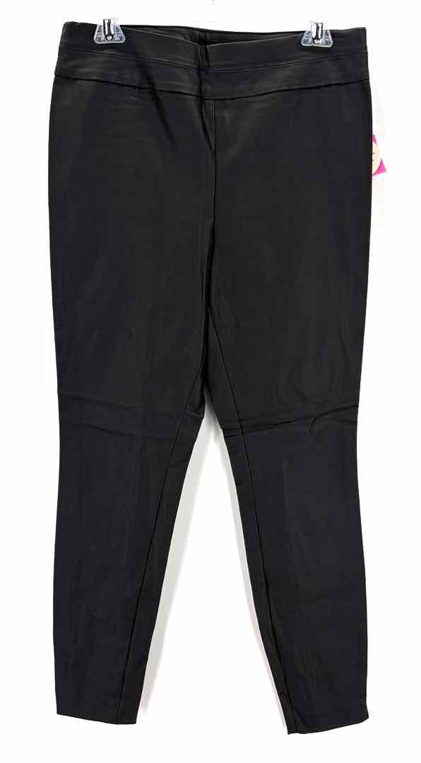 Size Petite NY & CO Black Faux Leather Pants