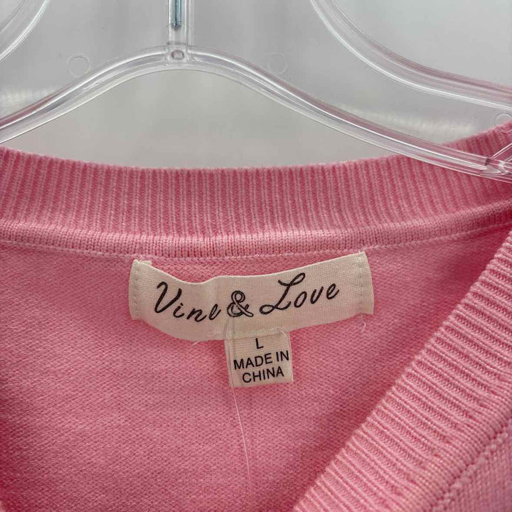 Size L Pink Sweater