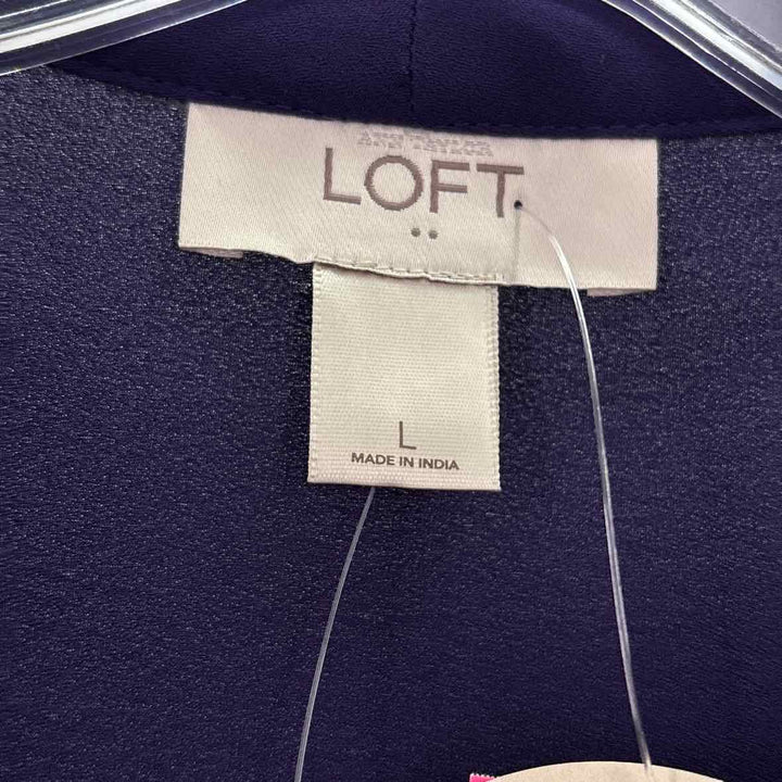 Size L LOFT Purple Shirt
