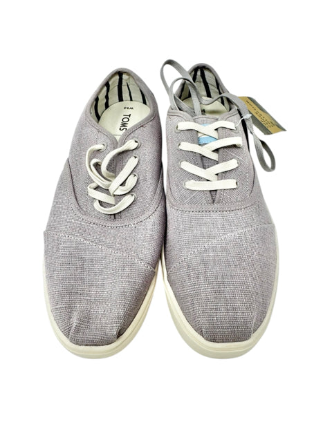 Shoe Size 9.5 Toms Gray Canvas Sneakers