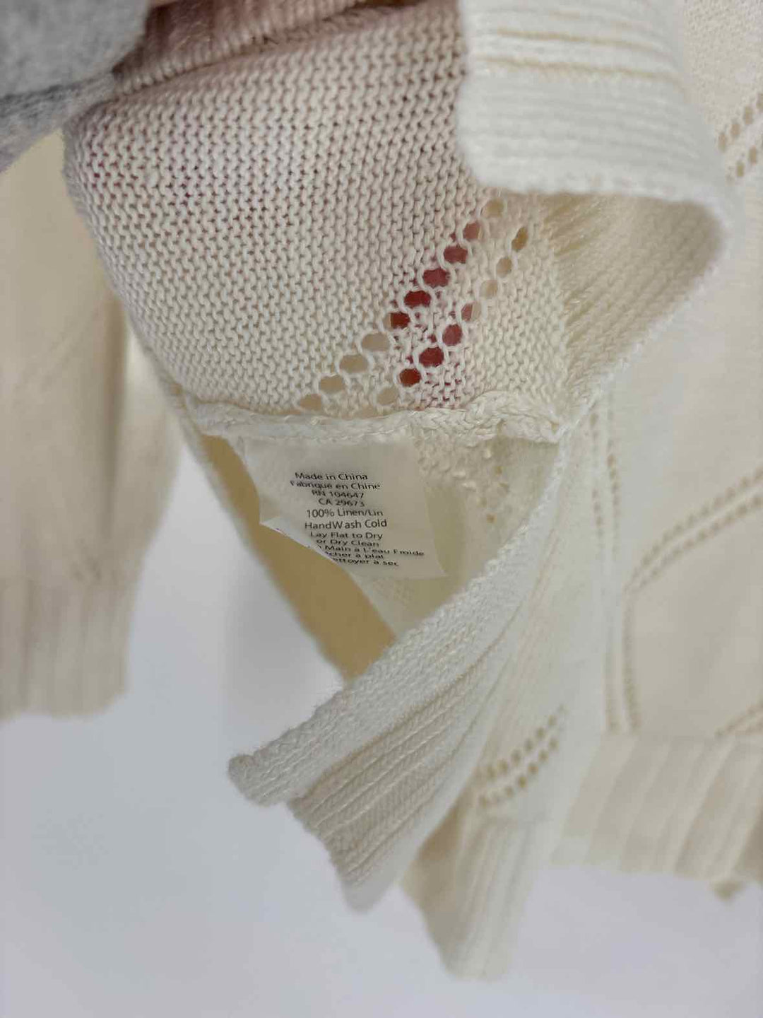 Size XS KINROSS Cream Sweater