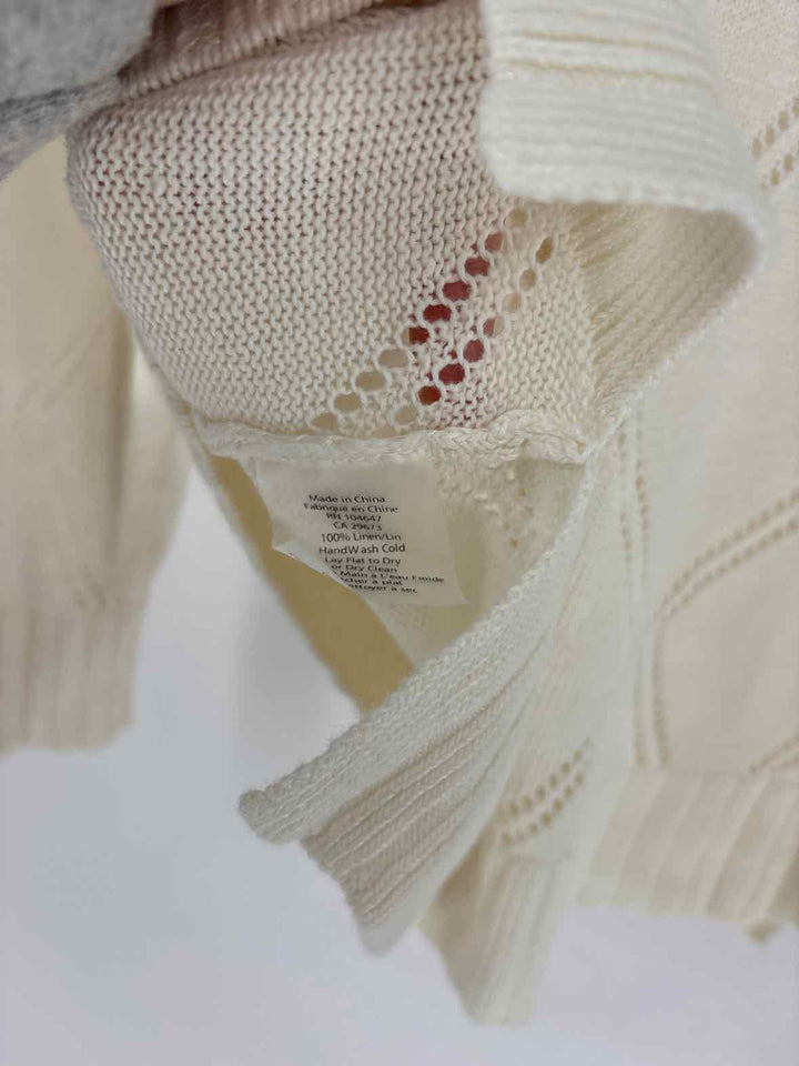 Size XS KINROSS Cream Sweater