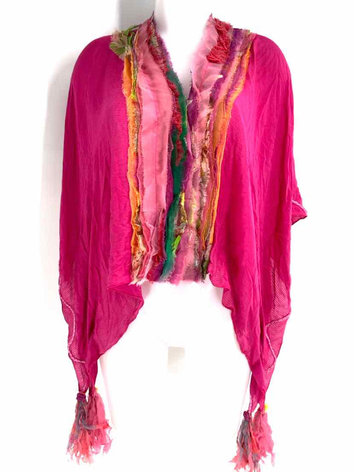 Size One Size Fuschia Silk Shirt