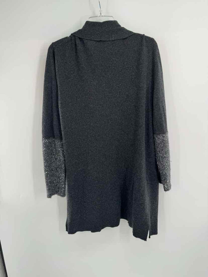 Size M NEIMAN MARCUS Gray Cashmere Cardigan