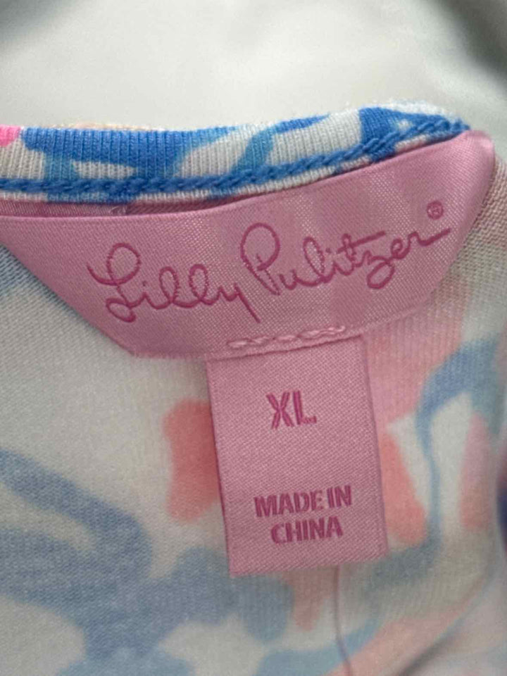 Size XL Lilly Pulitzer Blue Print Romper