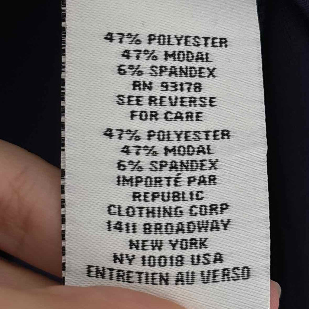 Size 1X MAGASCHONI Navy Shirt