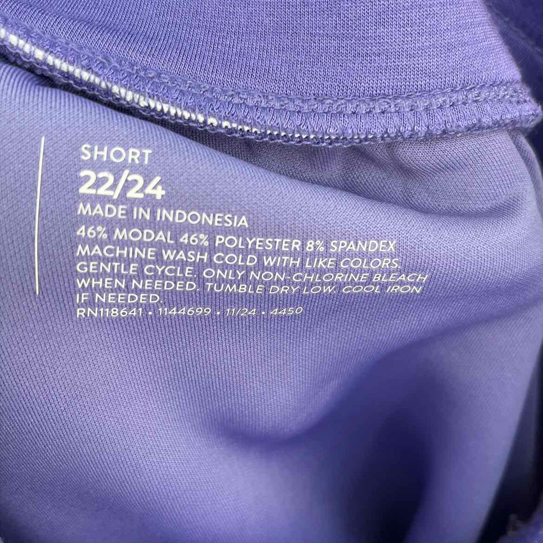 Size 22/24 LIVI Purple Shorts