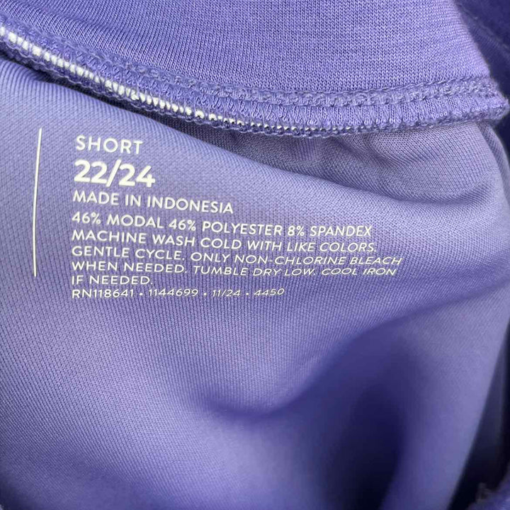 Size 22/24 LIVI Purple Shorts