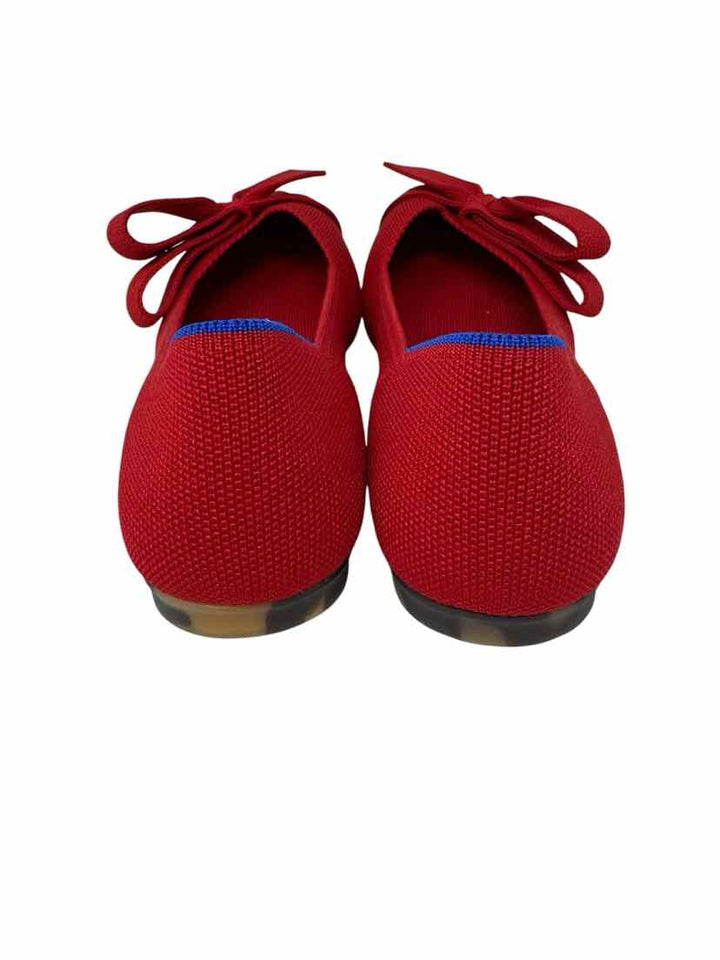 Shoe Size 8 ROTHY'S Red Flats