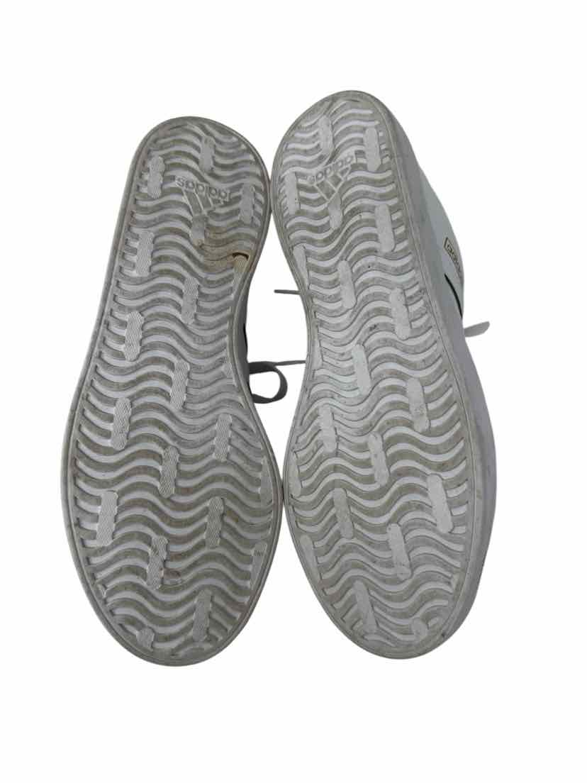 Shoe Size 40.5 Adidas White Leather Sneakers
