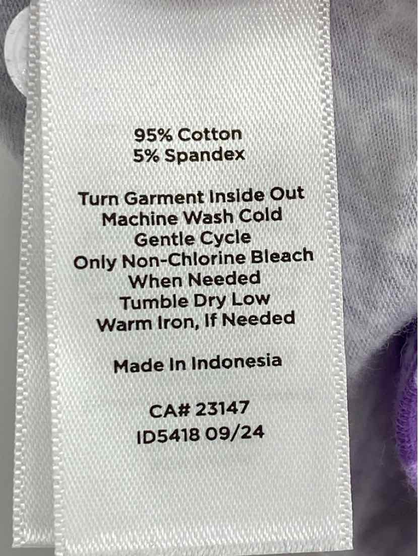 Size XL Talbots Purple Print Shirt