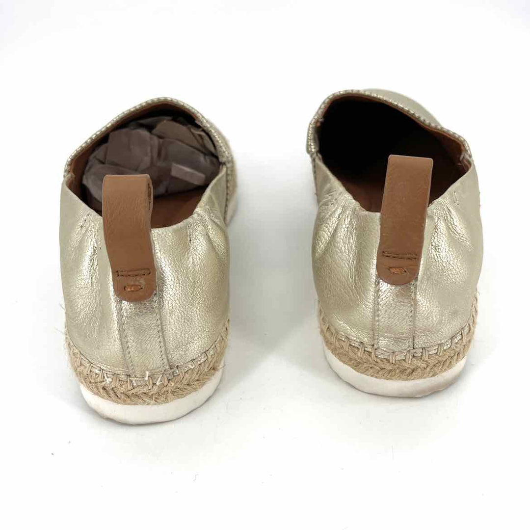 Shoe Size 7 Kenneth Cole Gold Leather Sneakers