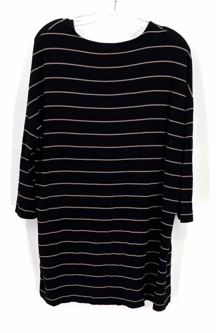 Size L Chico's Black Cotton Shirt