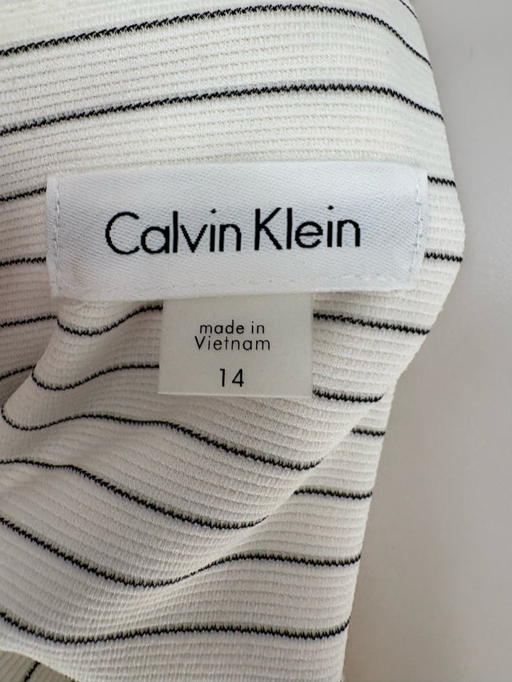 Size 14 Calvin Klein Ivory Dress