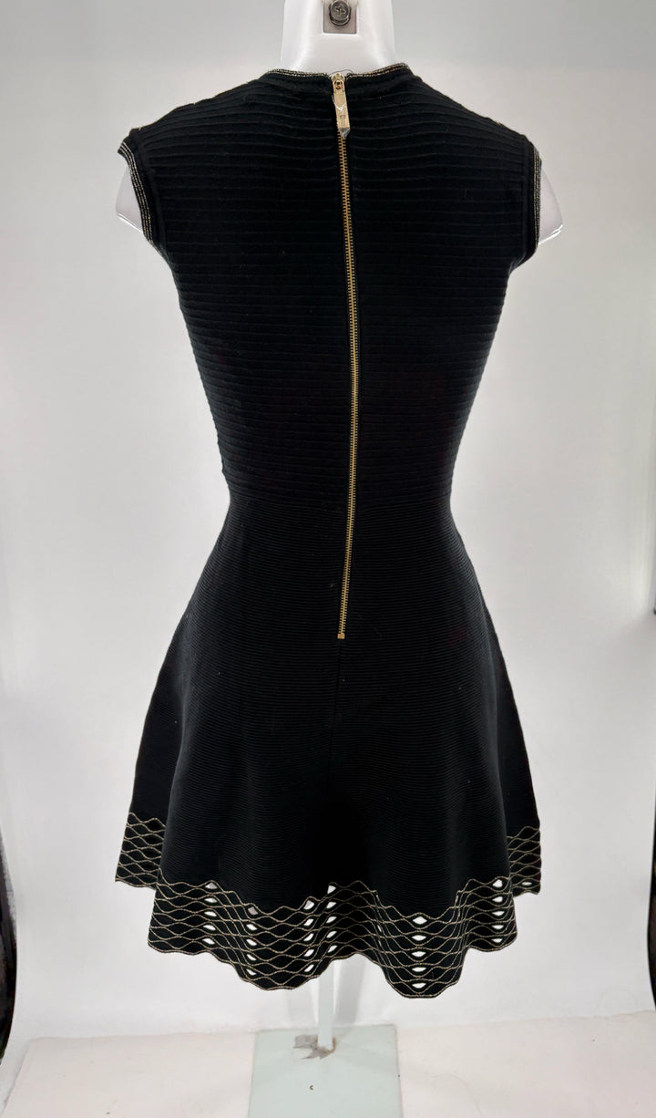 Size 1 TED BAKER Black Dress