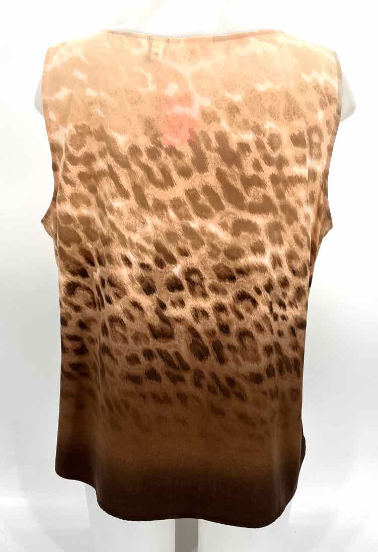 Size XL Chico's Brown Print Shirt