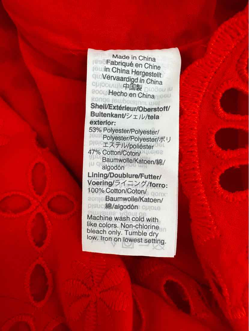 Size 8 J Crew Red Dress