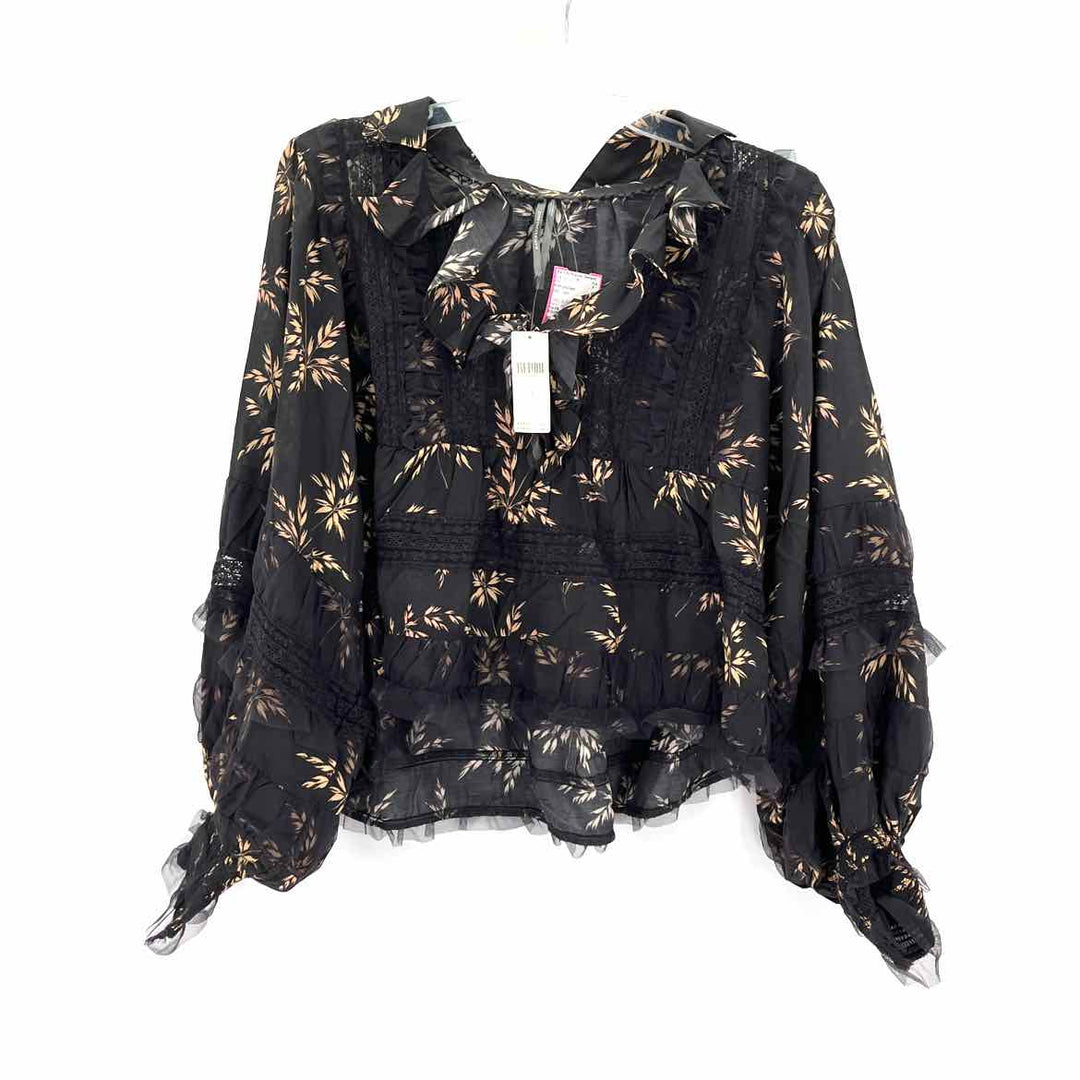 Size M Anthropologie Black Shirt