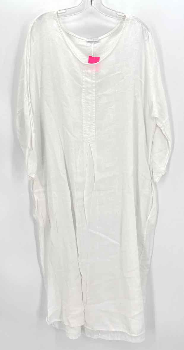 Size 16 White Linen Dress