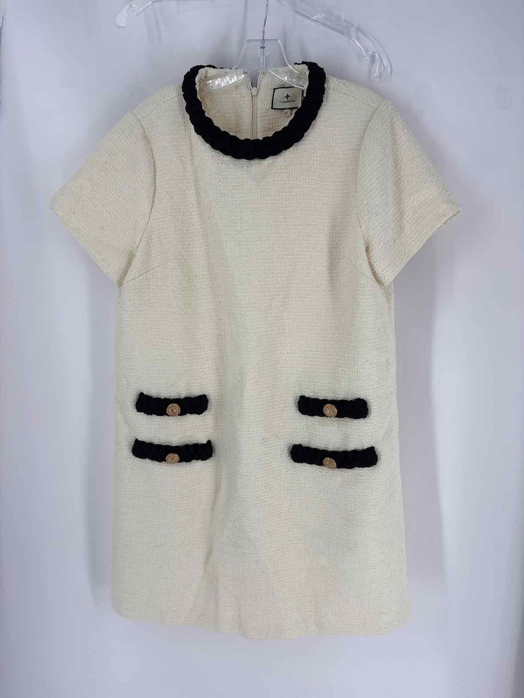 Size XL TUCKERNUCK Cream Dress