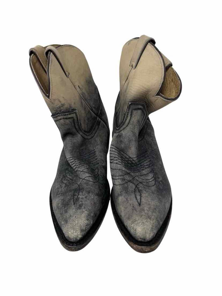 Shoe Size 8 Frye Beige Print Boots