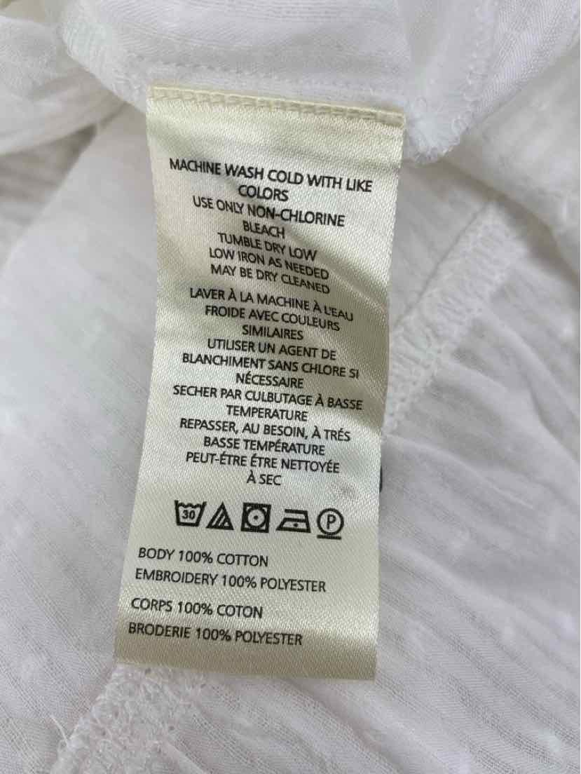Size XL Pilcro & the Letterpress White Shirt