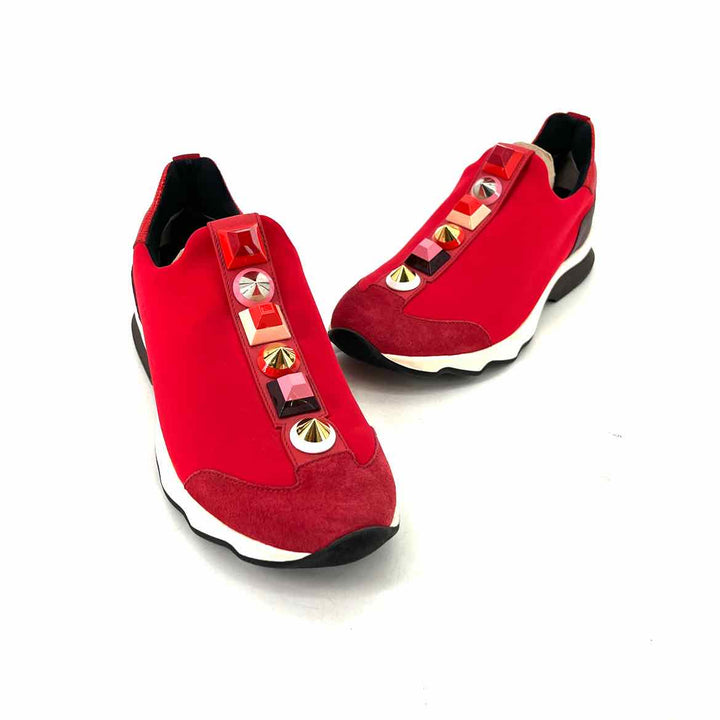 Shoe Size 37 Fendi Red Luxury - Sneakers