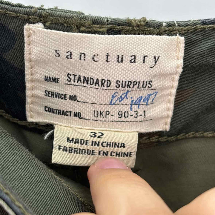 Size 32 Sanctuary Multi-Color Twill Knit Pants