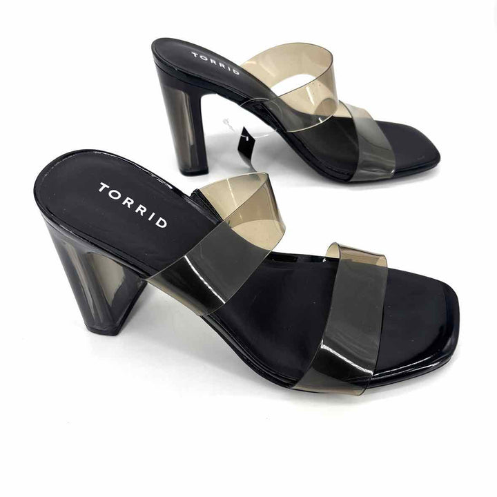 Shoe Size 10 Torrid Black Jelly Sandals