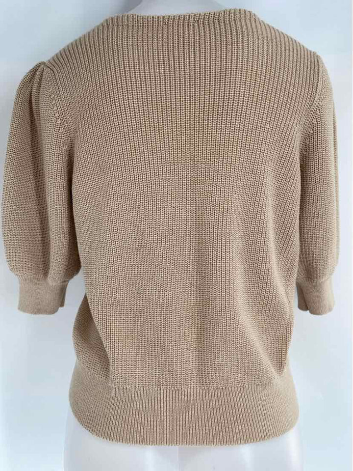 Size M GENTLE FAWN Beige Knit Sweater