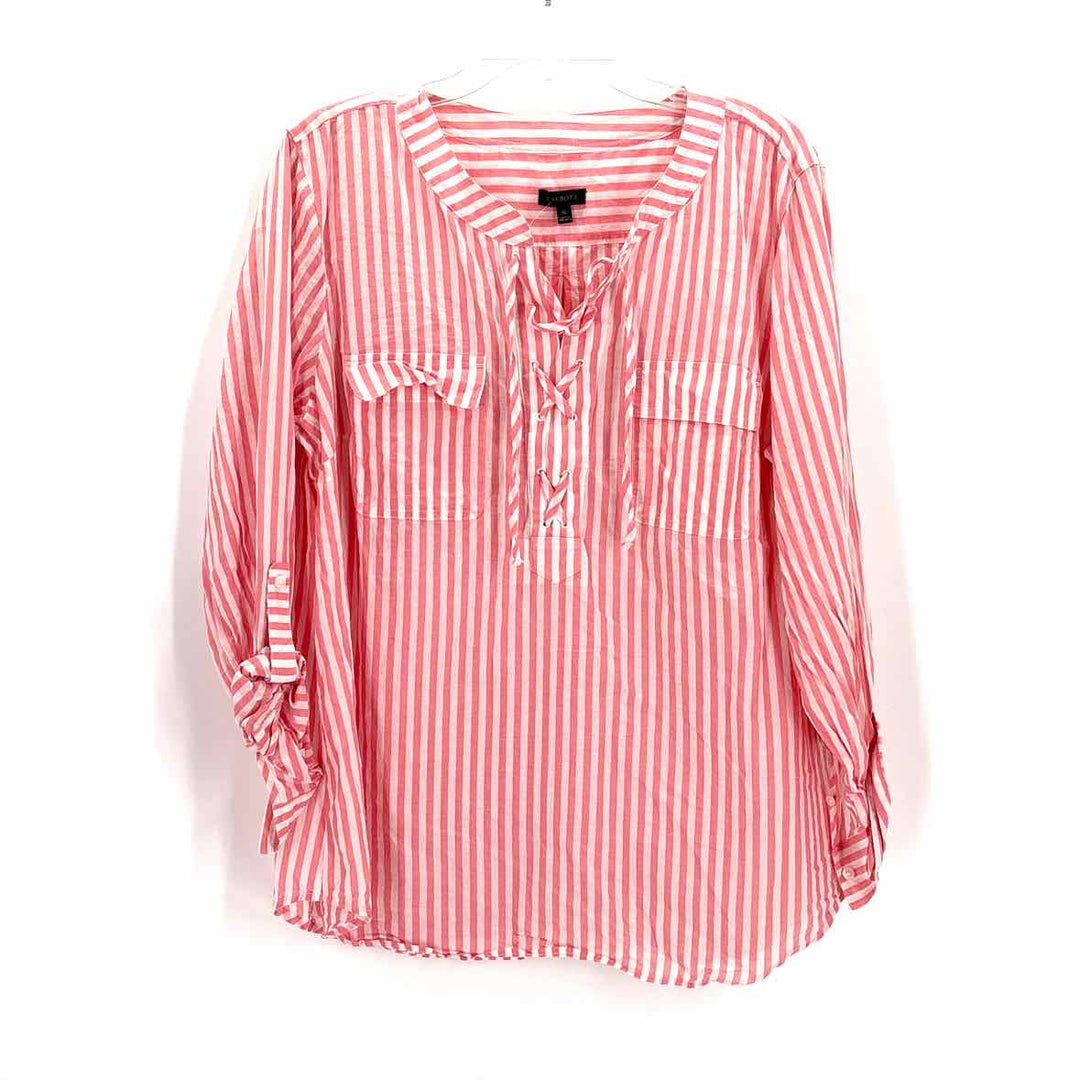 Size XL Talbots PINK PRINT Shirt