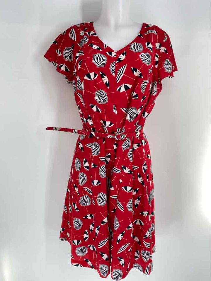Size 14 Talbots Red Dress