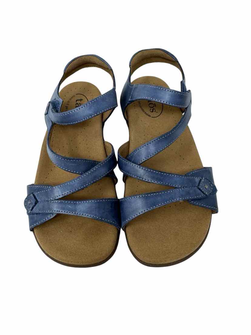 Shoe Size 7 TAOS Blue Leather Sandals
