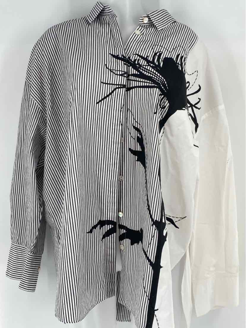 Size 1X MARINA RINALDI Black Shirt