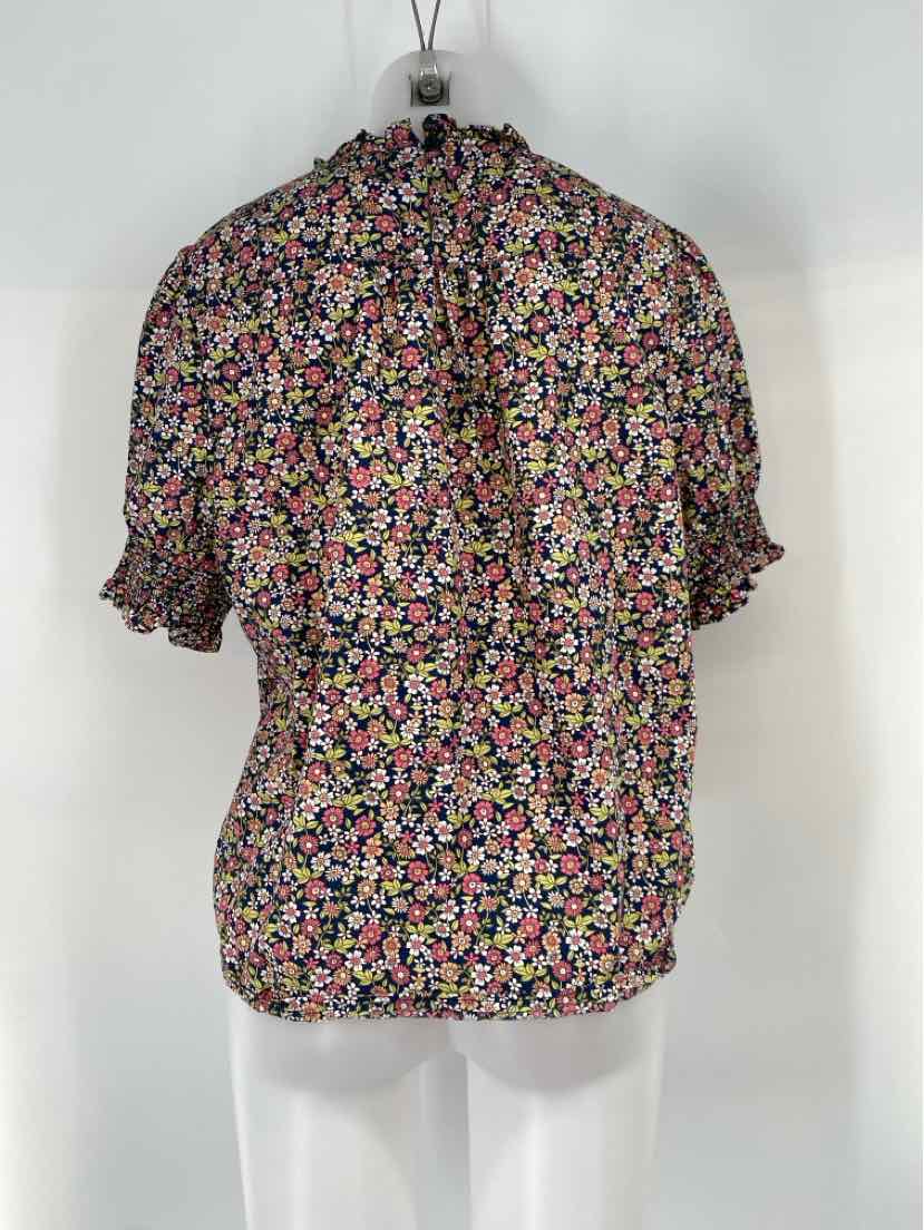 Size L J Crew Multi-Color Shirt