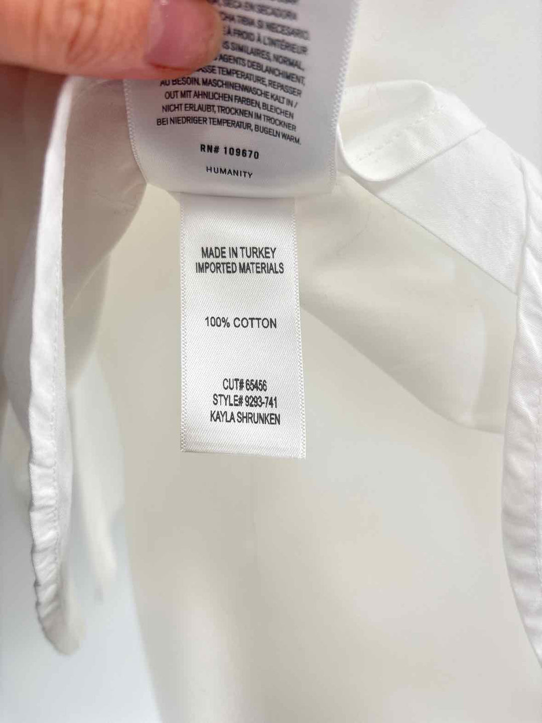 Size S CITIZENS OF HUMANITY White Shirt